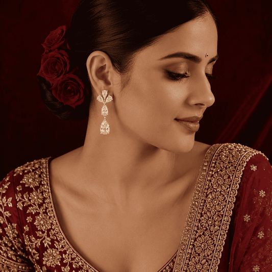 Promesse Natural Diamond Drop Earrings