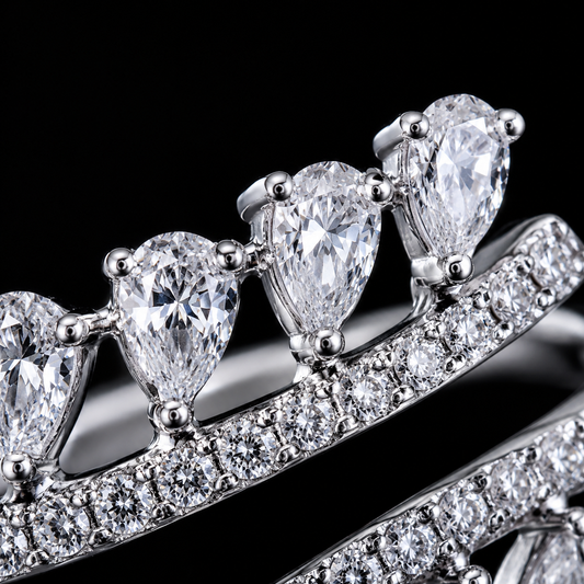 Serenelle Natural Diamond Open-Wrap Ring