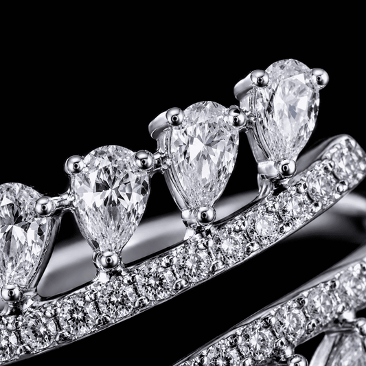 Serenelle Natural Diamond Open-Wrap Ring