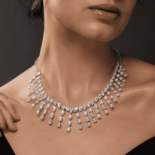 Astra Cascade Diamond Necklace