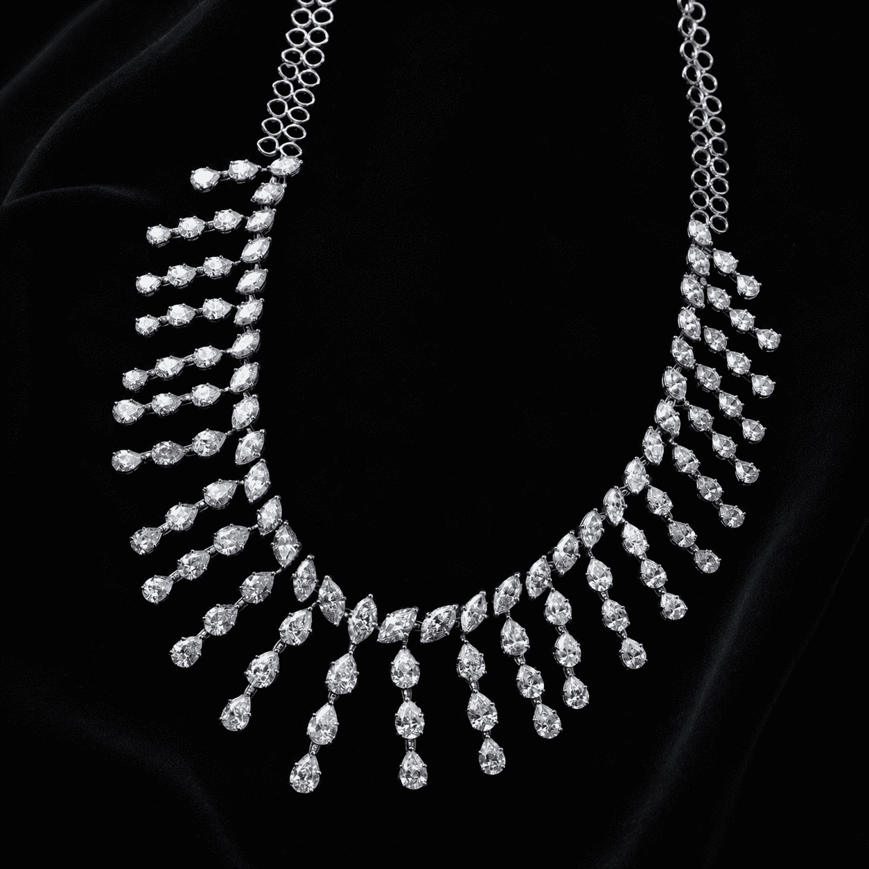Astra Cascade Diamond Necklace