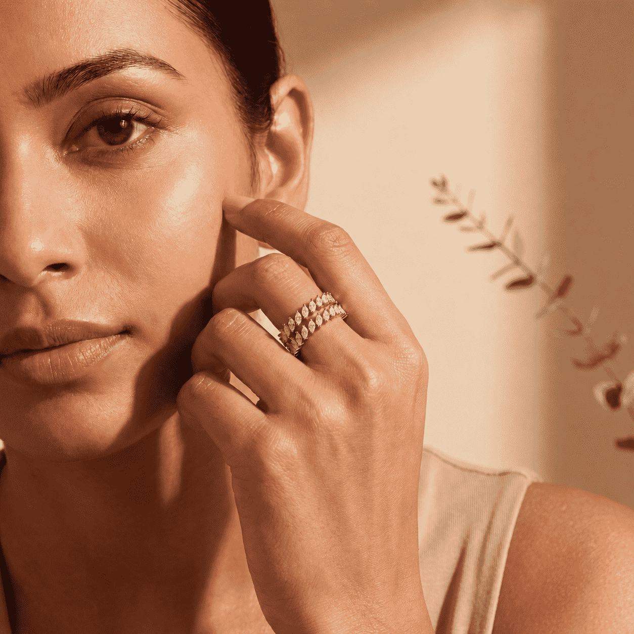 Laurel Marquise Diamond Wrap Ring