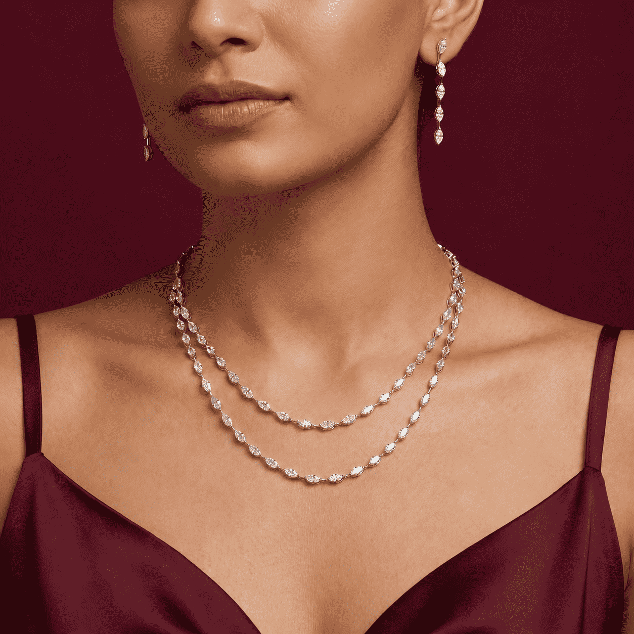 Étoile 100-Diamond Marquise Necklace