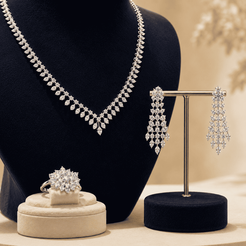 Moonlit Blossom Necklace Set