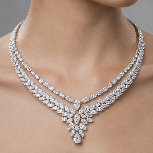 SHAAHI Dynasty Diamond Necklace