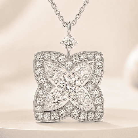 SHAAHI Lotus Aura Pendant