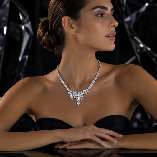 Rosélle Maharani Natural Diamond Necklace