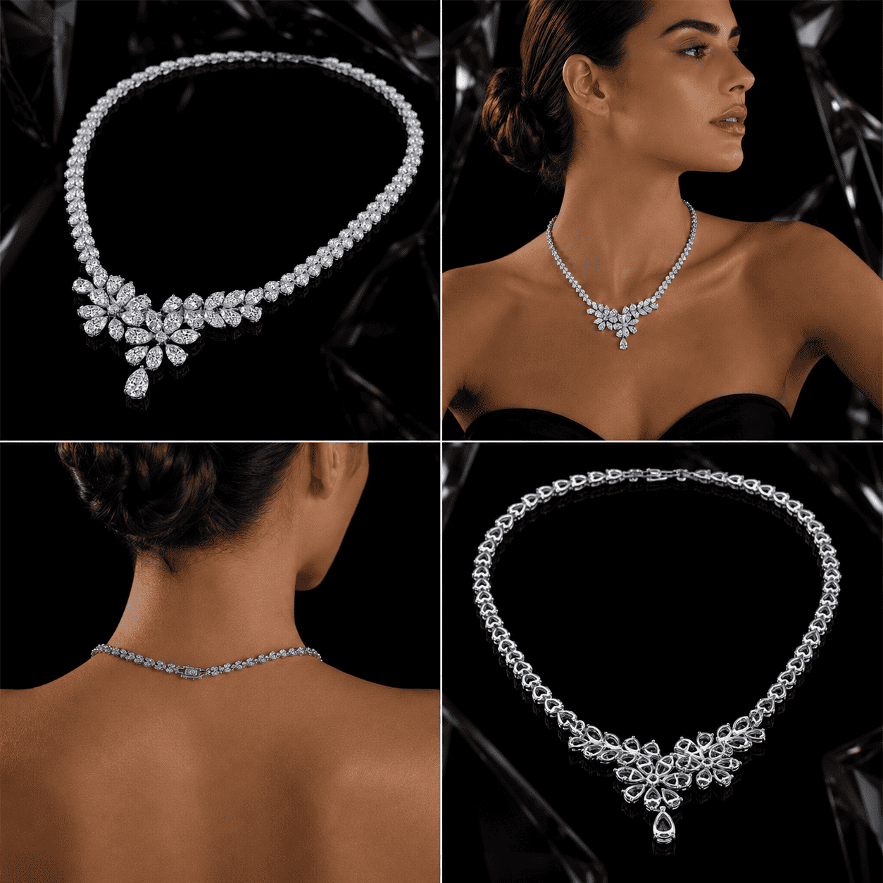 Rosélle Maharani Natural Diamond Necklace