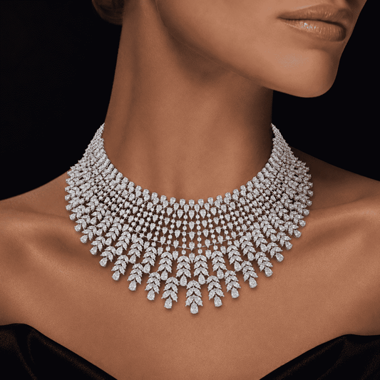 SHAAHI Sovereign Cascade Necklace Set