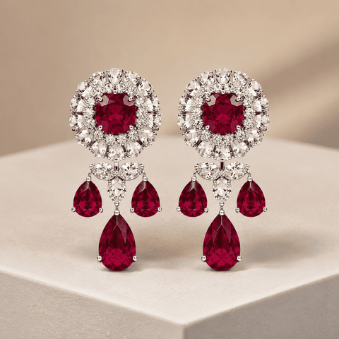SHAAHI Zareen Ruby Earrings