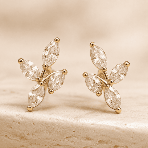 TERRA Auric Leaf Earrings