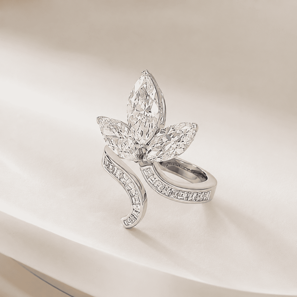 TERRA Leafrise Diamond Ring
