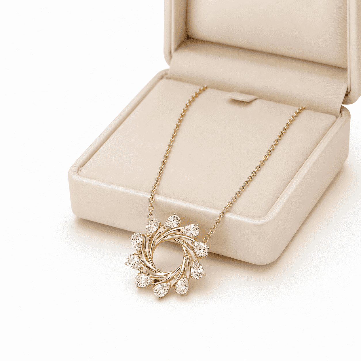 TERRA Solara Wreath Diamond Pendant