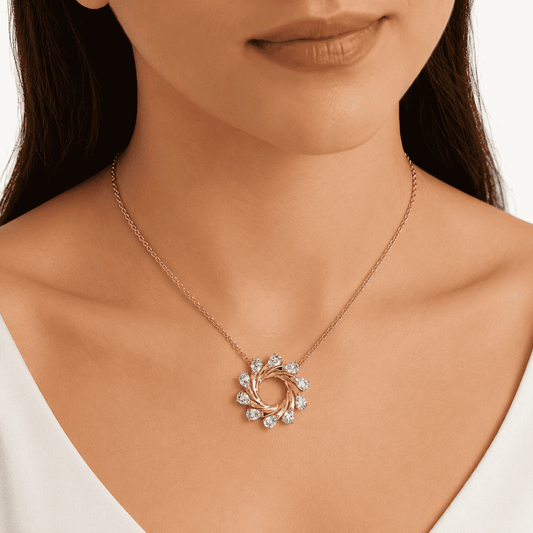TERRA Solara Wreath Diamond Pendant