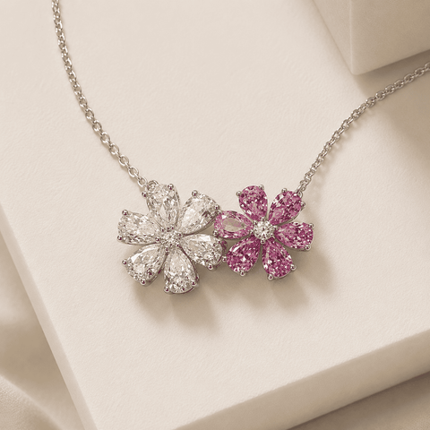 TERRA White & Rosé Bloom Pendant