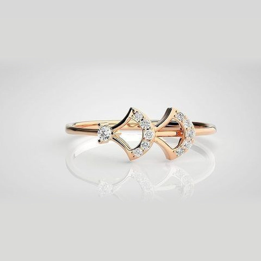 The Aurelia Cascading Dewdrop Diamond Ring