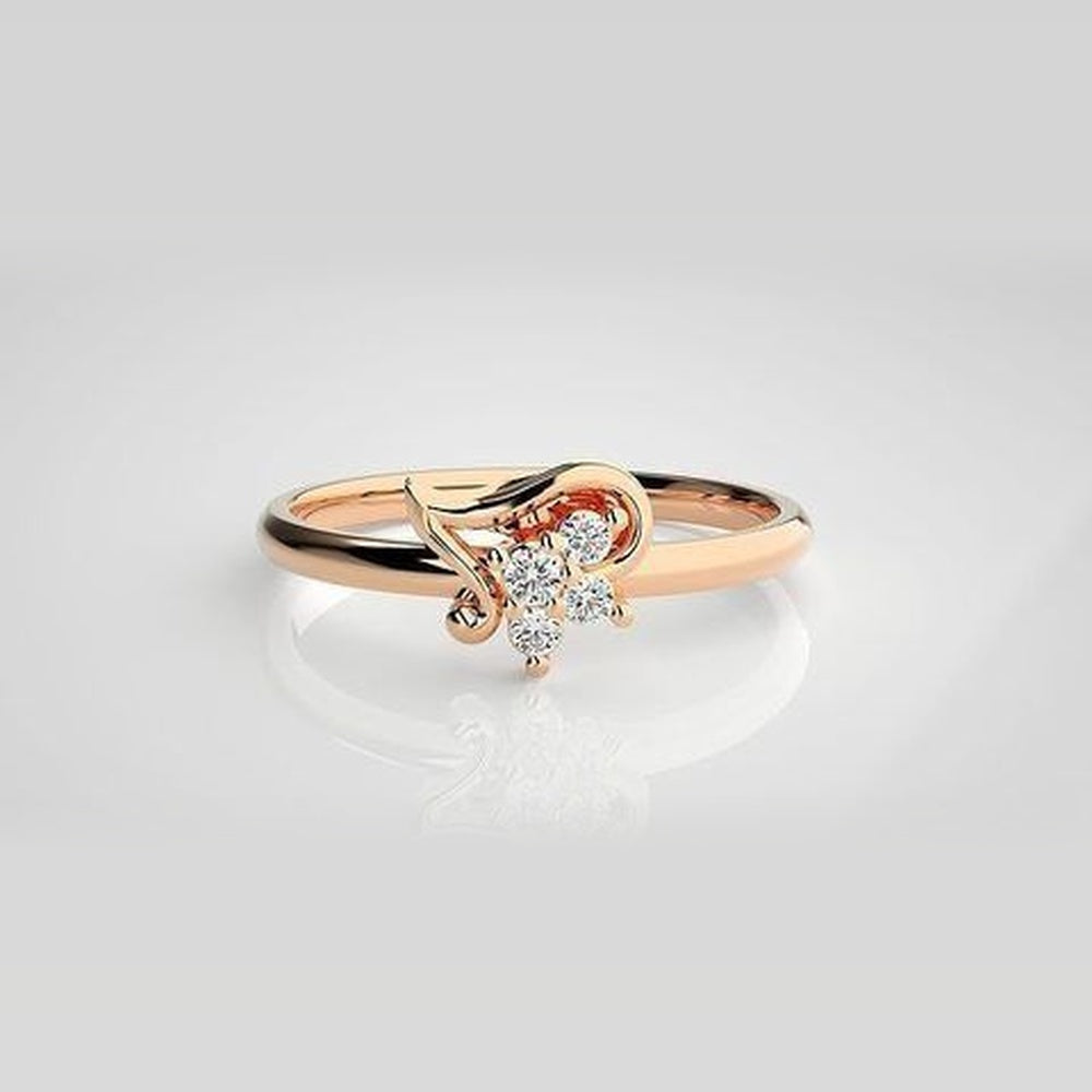 The Aurelia Chevron Tiara Diamond Ring