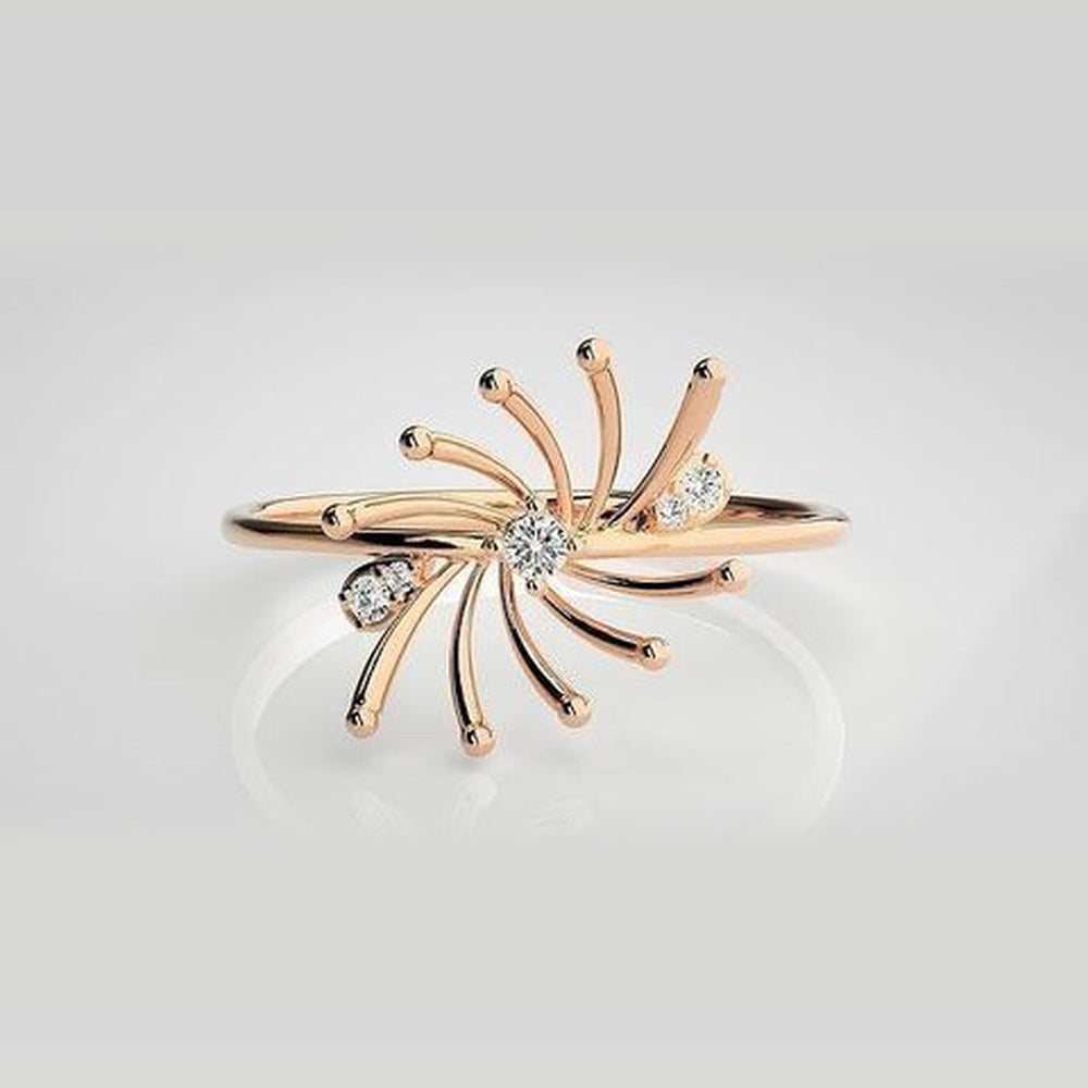 The Aurelia Serpentine Grace Diamond Ring