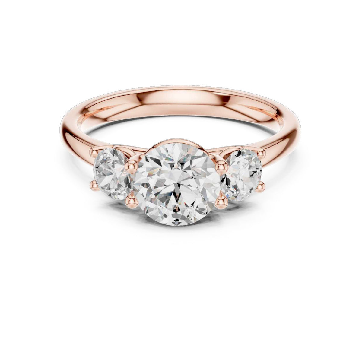 The Aurelia Twin Pavé Band Diamond Ring