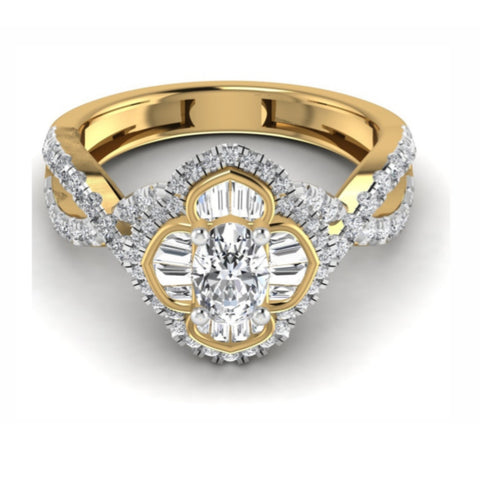 The Aurora Diamond Cocktail Ring