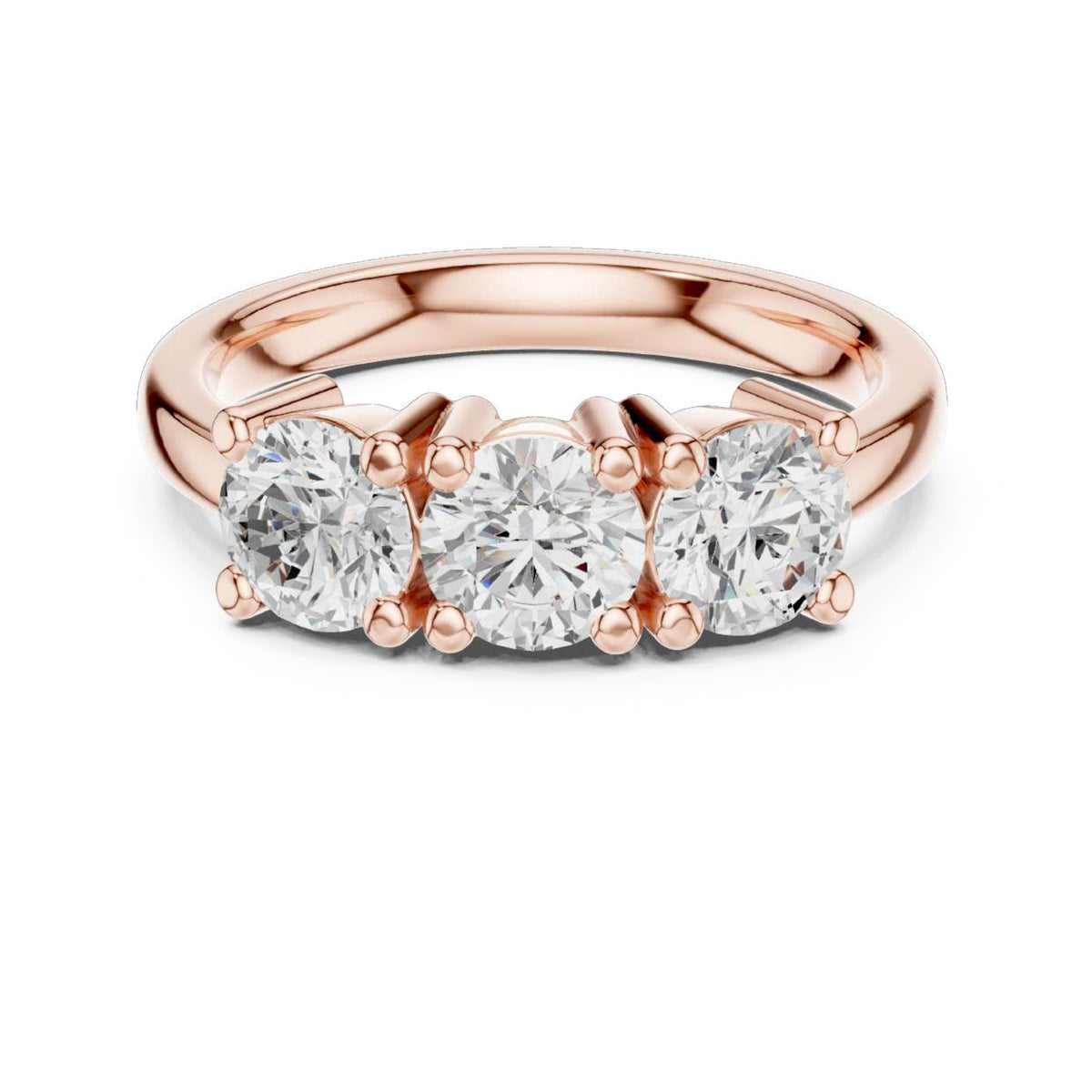 The Celeste Knife-Edge Solitaire Diamond Ring