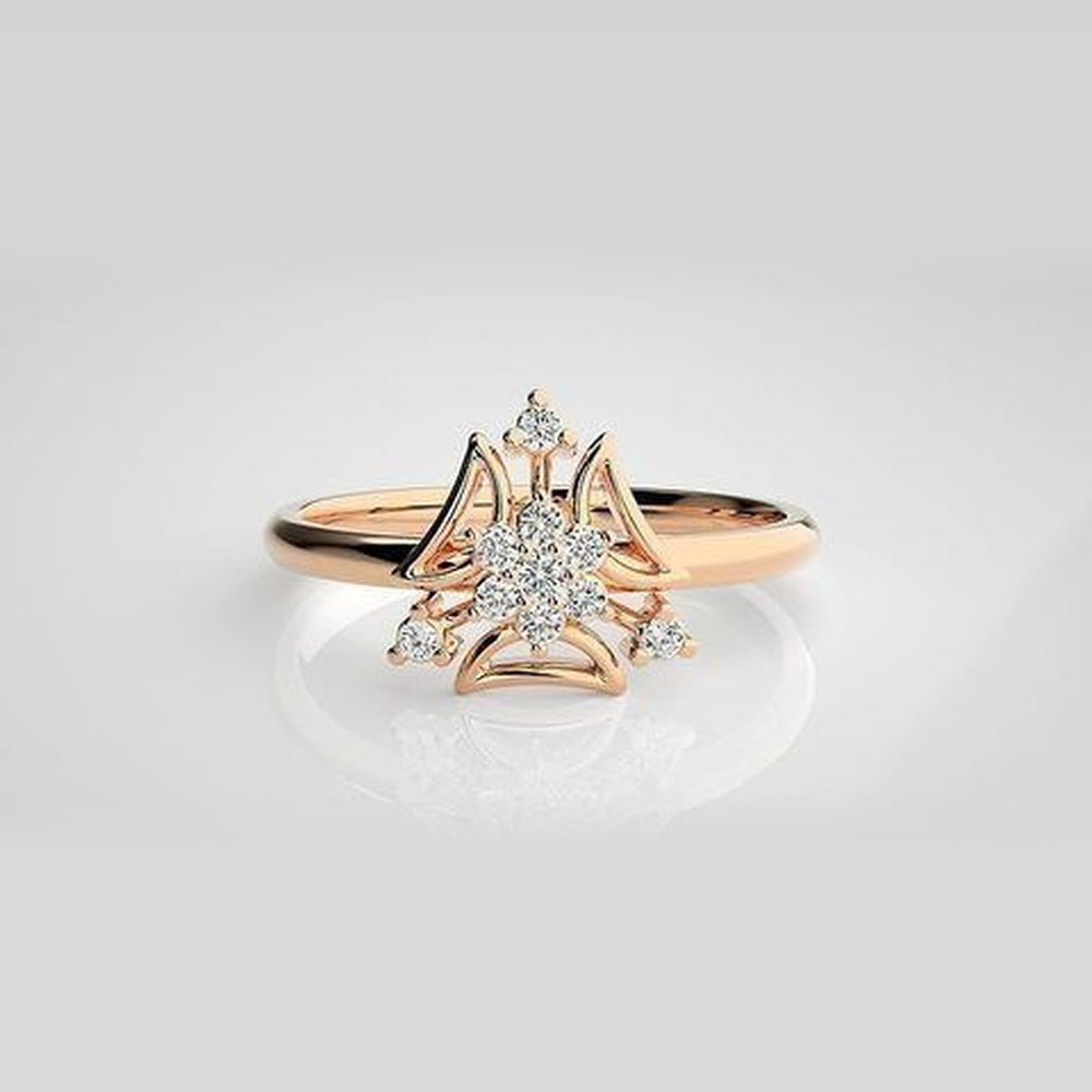 The Celeste Twisted Vine Diamond Ring
