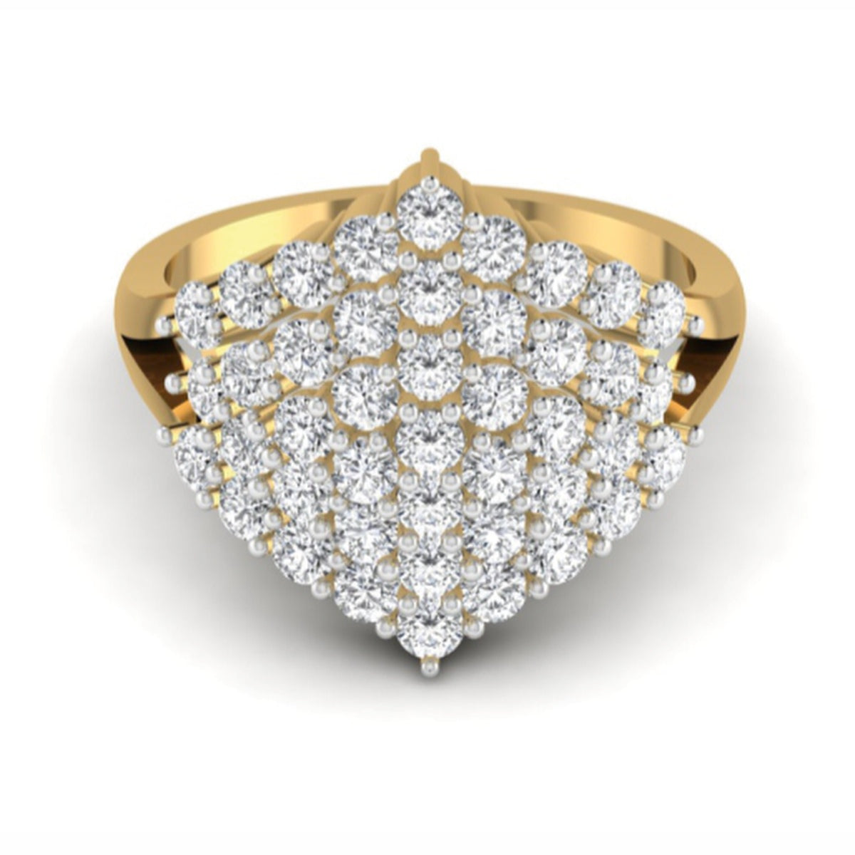 The Celestial Diamond Cocktail Ring