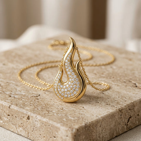 The Celestial Flame Pendant