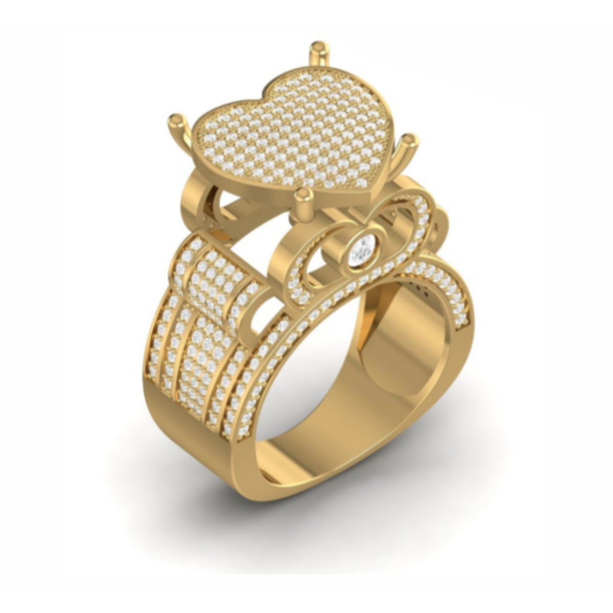 The Elegance Diamond Cocktail Ring
