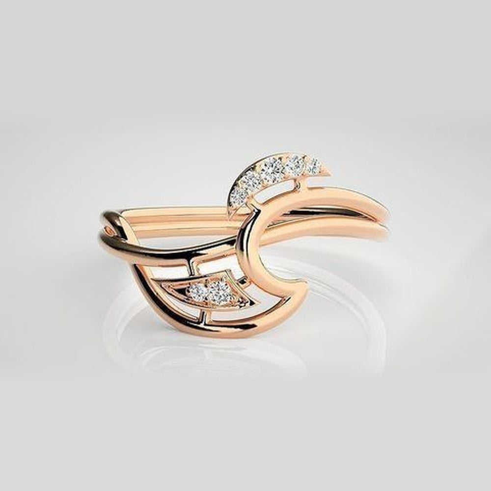 The Elysian Cascading Dewdrop Diamond Ring