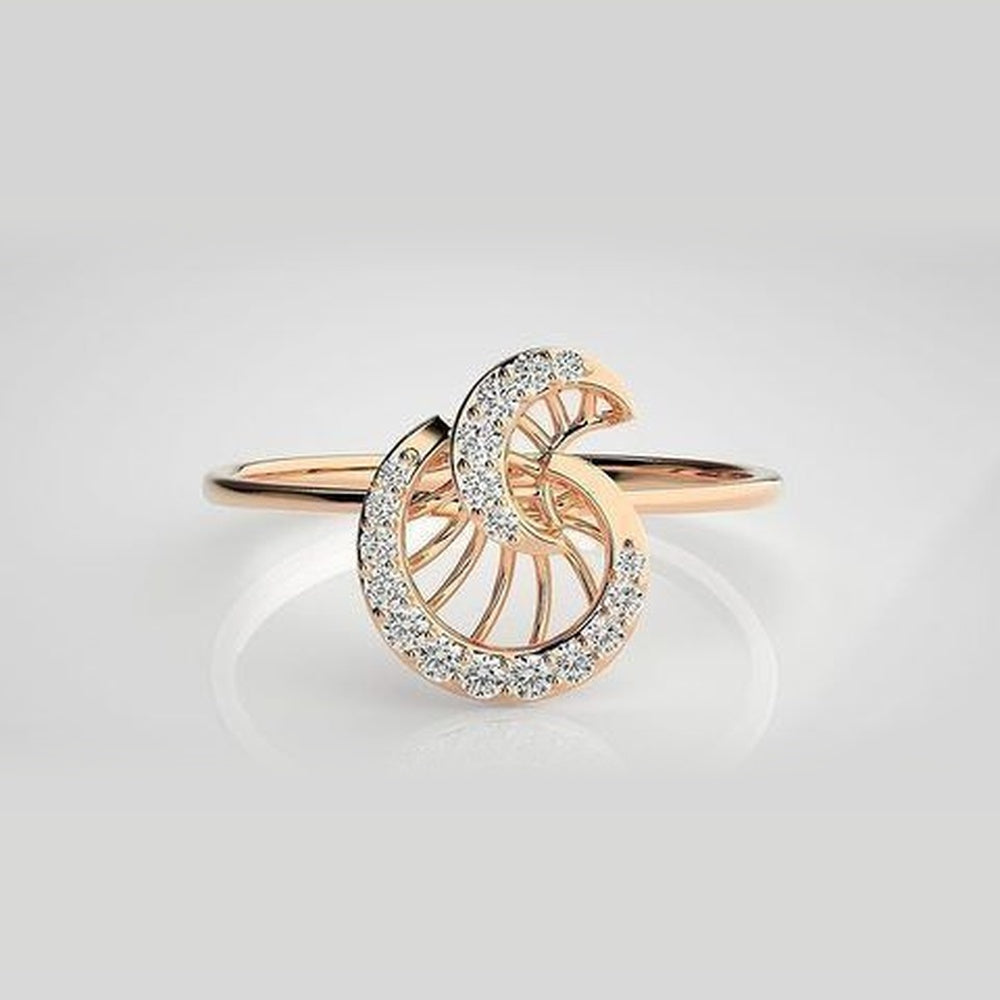 The Elysian Dewdrop Cluster Diamond Ring