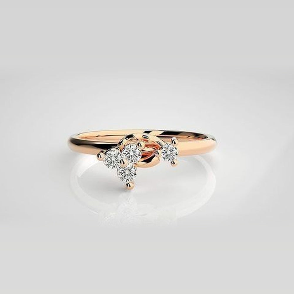 The Elysian Sunburst Pavé Diamond Ring