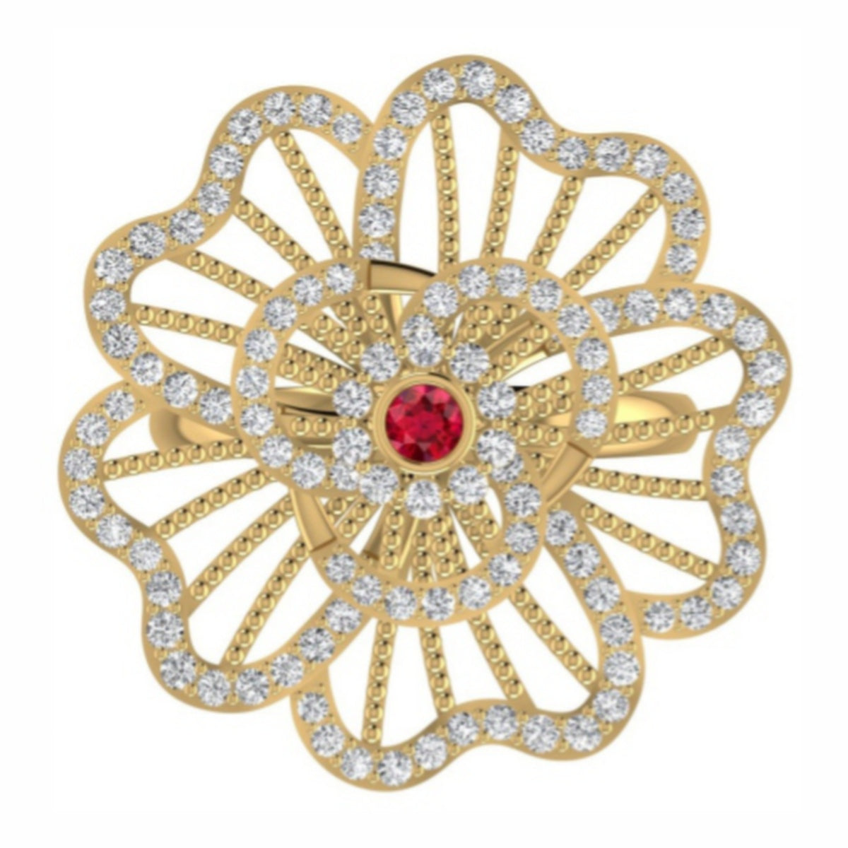 The Eternity Diamond Cocktail Ring