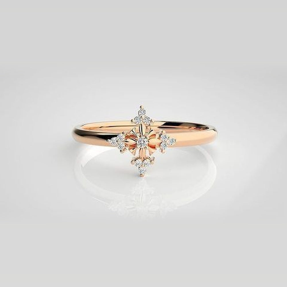 The Flora Infinity Ribbon Diamond Ring