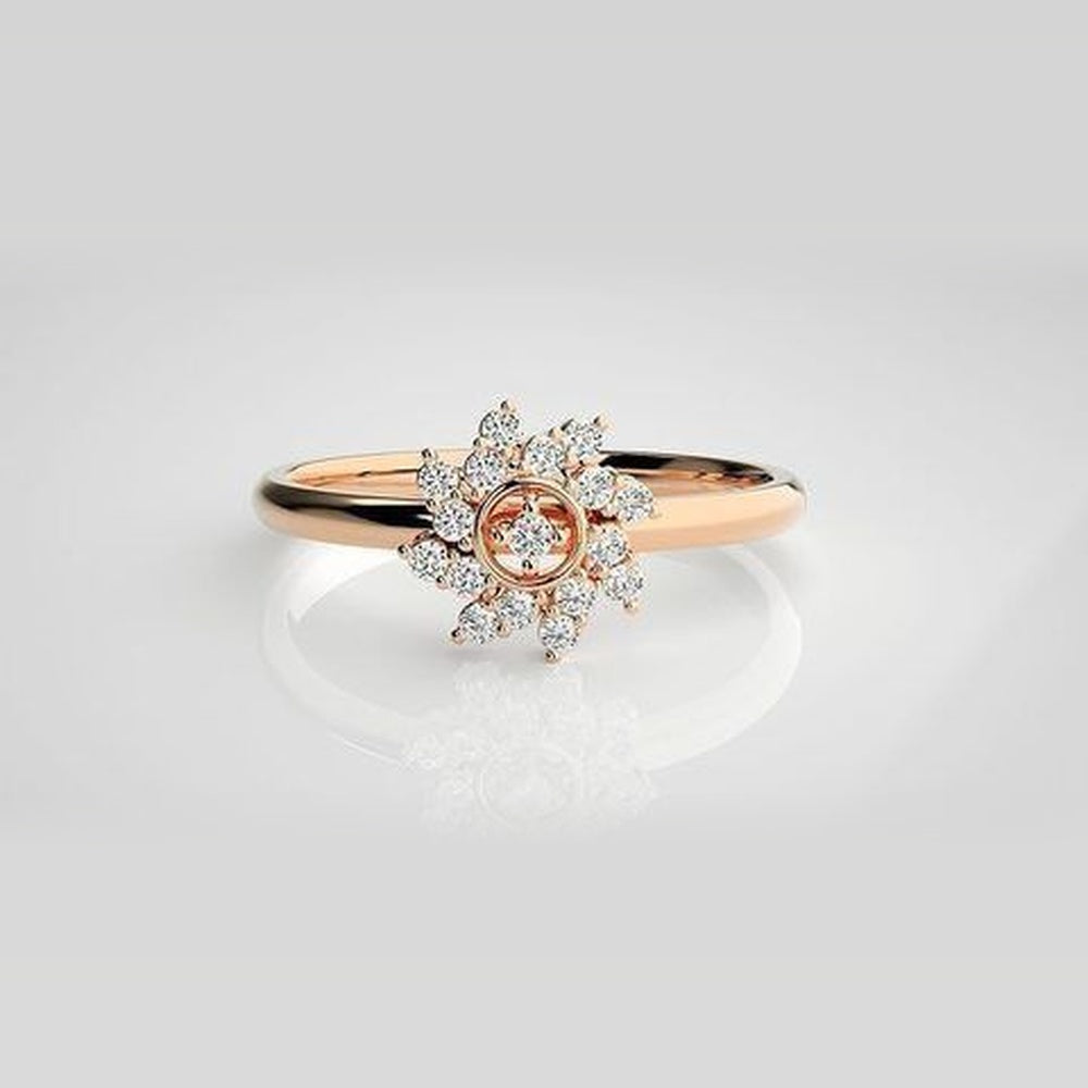 The Flora Marquise Leaf Diamond Ring