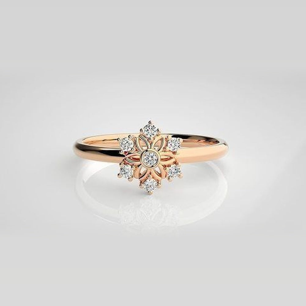 The Flora Petal Bloom Diamond Ring