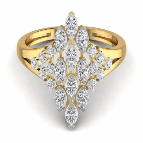 The Imperial Diamond Cocktail Ring 2