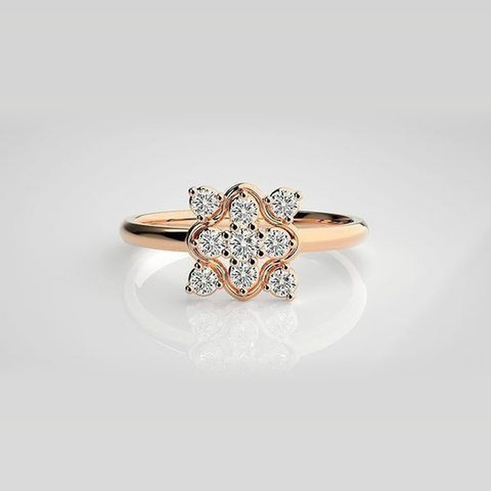 The Lumina Crossroads Pavé Diamond Ring