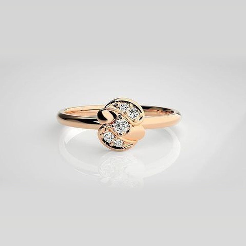 The Lumina Dancing Flame Diamond Ring