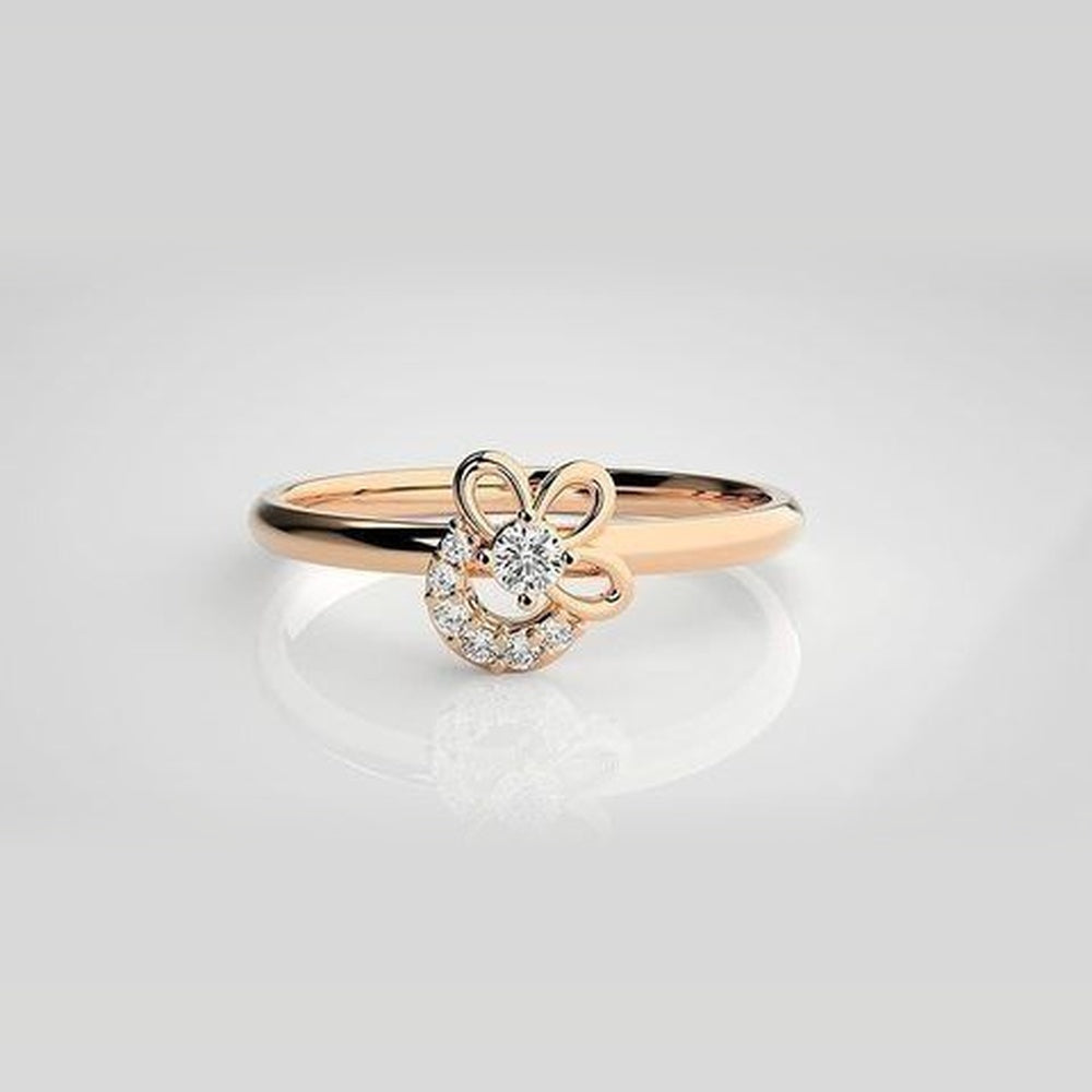 The Lumina Geometric Navette Diamond Ring