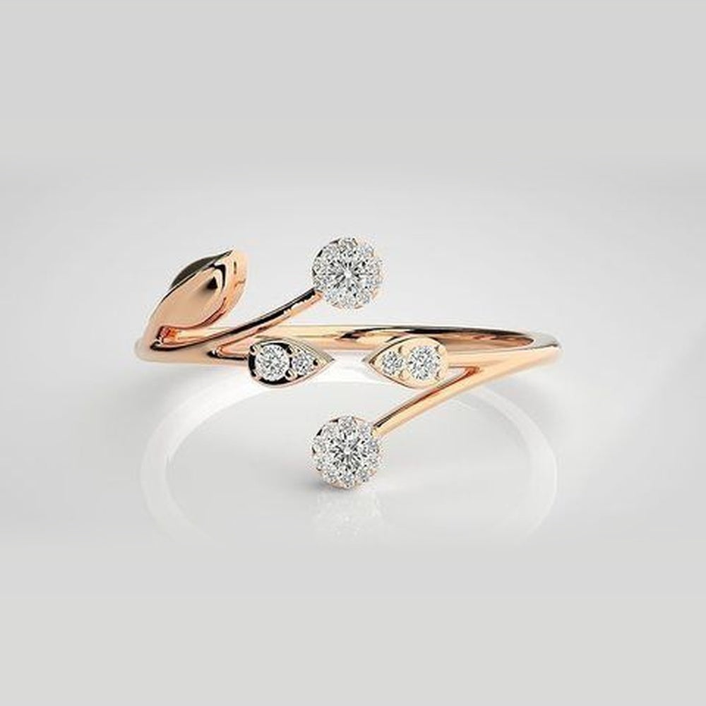 The Lumina Serpentine Grace Diamond Ring