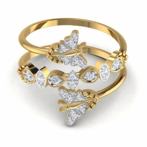 The Luminescent Diamond Cocktail Ring 2