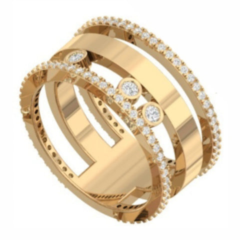 The Lustre Diamond Cocktail Ring