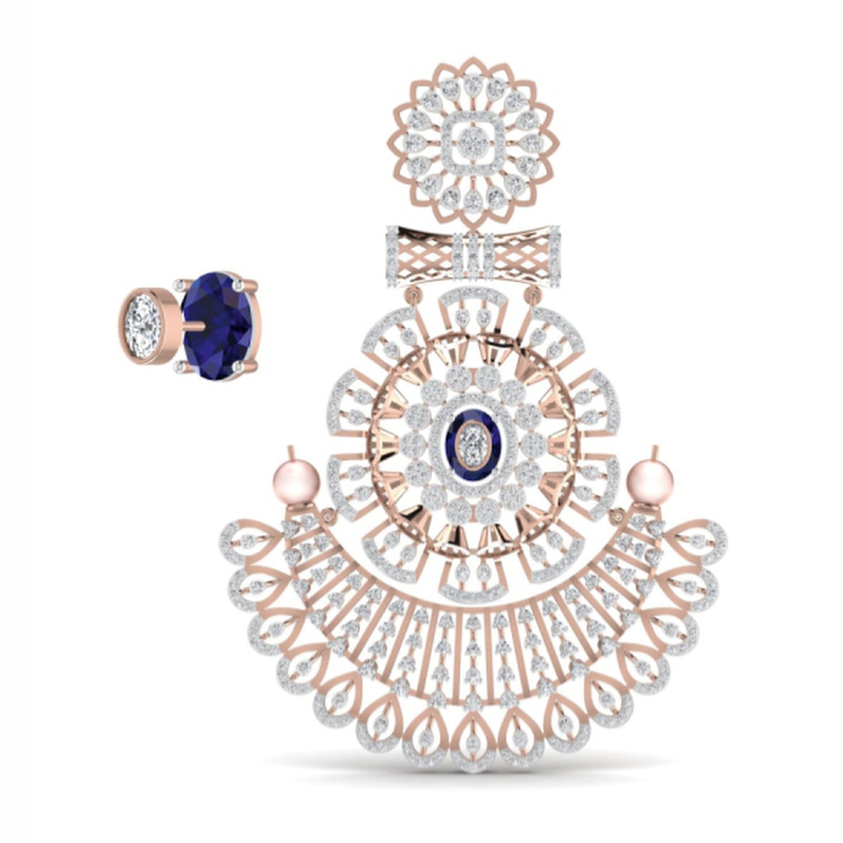 The Magnificent Ruby & Diamond Cocktail Pendant