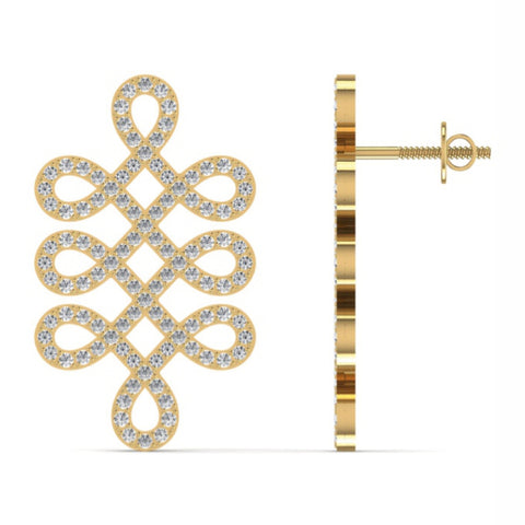 The Majestic Diamond Chandelier Earrings