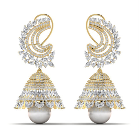 The Nocturne Diamond Chandelier Earrings