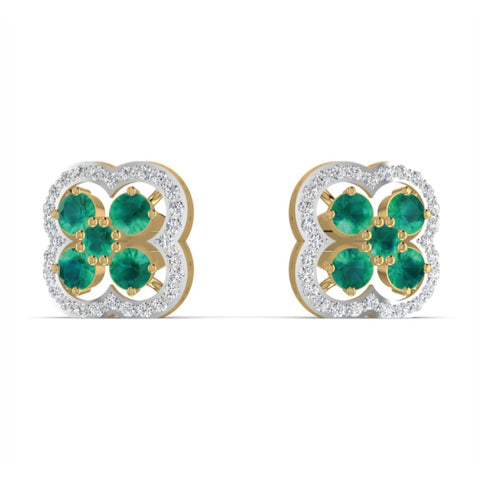 The Odyssey Emerald & Diamond Chandelier Earrings
