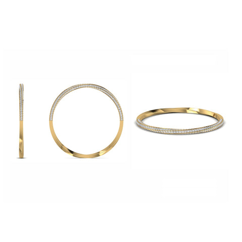 The Prism Diamond Designer Bangle