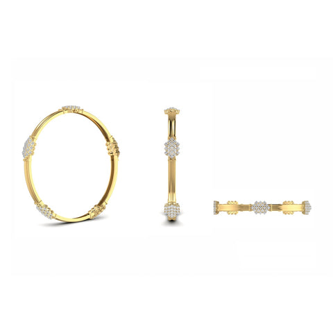 The Regalia Diamond Designer Bangle