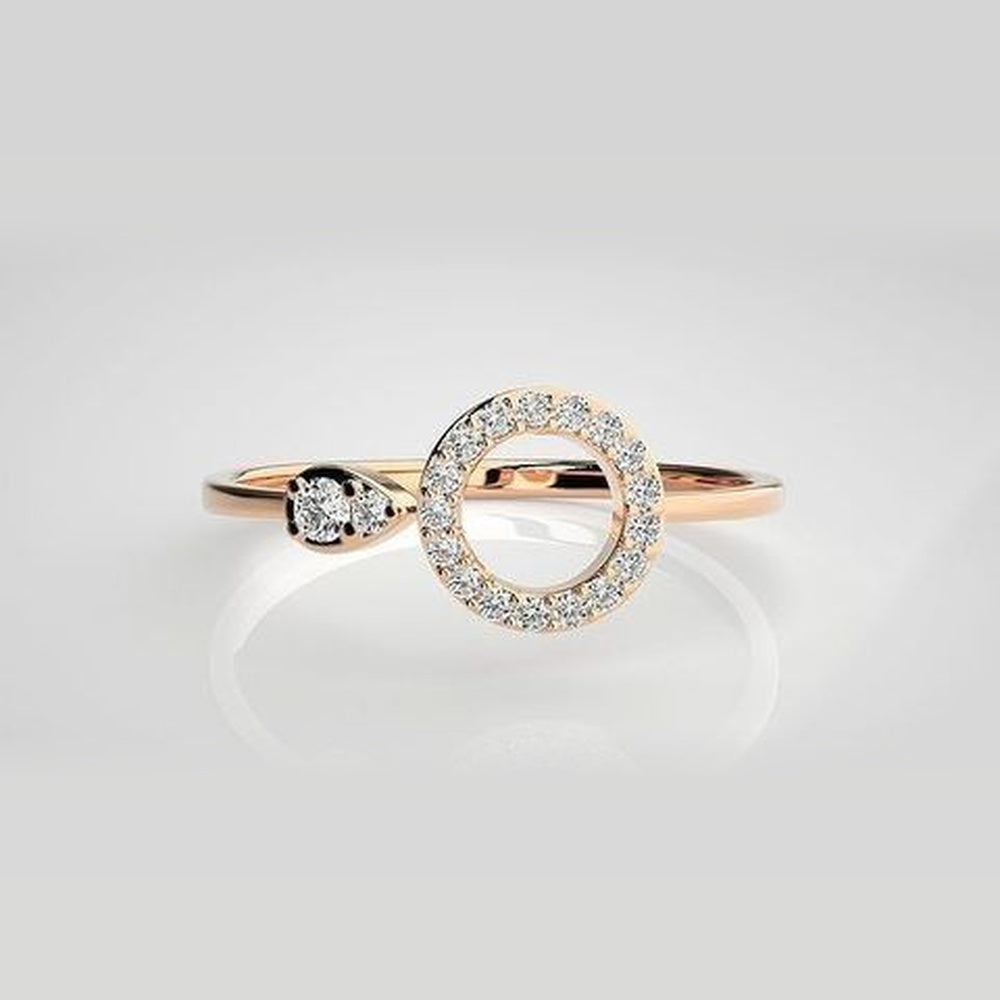 The Seraphina Ethereal Knot Diamond Ring